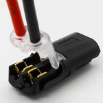 Push-In Connector Double-Wire Locking & Insulated Test Port