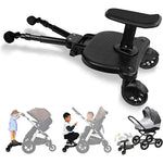 Pushchair Board Seat And Stand 360° Wheels
