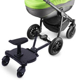 Pushchair Board Seat And Stand 360° Wheels
