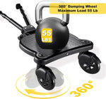 Pushchair Board Seat And Stand 360° Wheels