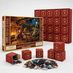 Puzzle Advent Calendar 1,008 Pieces 24 Daily Compartments
