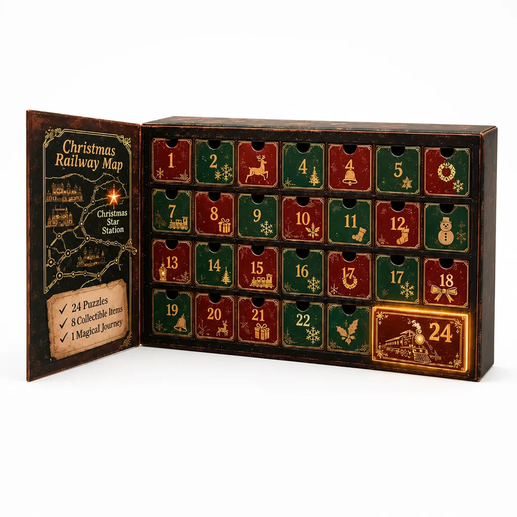 Puzzle Advent Calendar 24-Day Escape Room Challenge