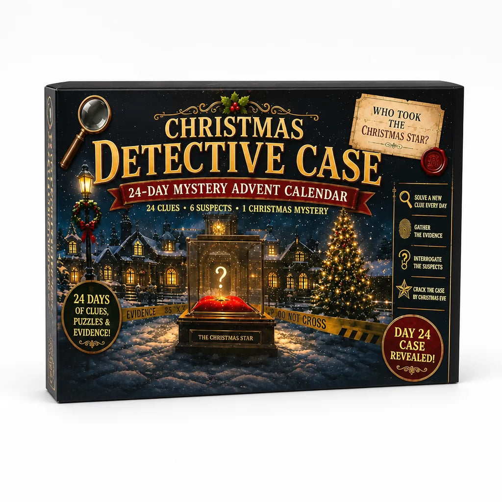 Puzzle Advent Calendar 24-Day Escape Room Challenge, Six Themes