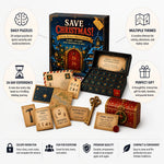 Puzzle Advent Calendar 24-Day Escape Room Challenge, Six Themes