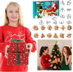Puzzle Advent Calendar 24 Puzzles Wood & Metal
