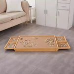 Puzzle Table Wooden Folding Four Drawers 1500-Piece Capacity