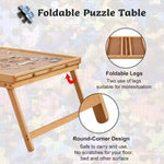 Puzzle Table Wooden Folding Four Drawers 1500-Piece Capacity
