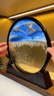 Quicksand Art Display 3D Moving Sand Multi-Color