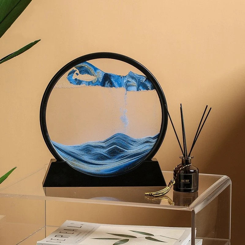 Quicksand Art Display 3D Moving Sand Multi-Color