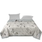 Quilt Set Silky Soft Embroidered 4-Piece Set