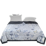 Quilt Set Silky Soft Embroidered 4-Piece Set