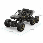 RC Monster Truck 4WD LED Lights Shock-Absorbing Suspension