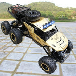 RC Monster Truck 4WD LED Lights Shock-Absorbing Suspension