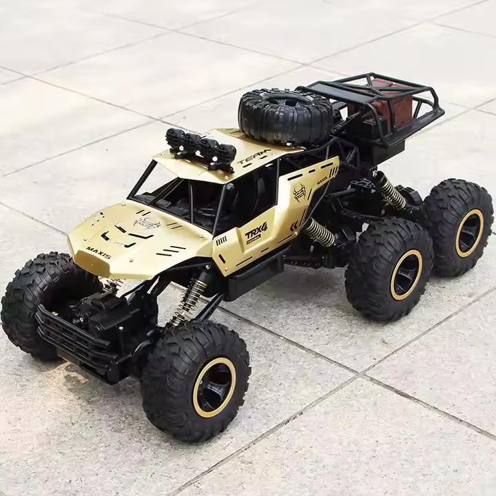 RC Monster Truck 4WD LED Lights Shock-Absorbing Suspension