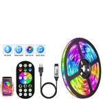 RGB LED Strip Lights Color-Changing App & IR Remote