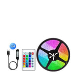 RGB LED Strip Lights Color-Changing App & IR Remote