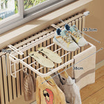 Radiator Drying Rack Foldable Steel Space-Saving Multi-Zone Dryer