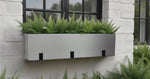 Railing Planter Brushed Aluminum 36 Inch Rust-Resistant