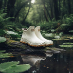 Rain Boots Waterproof PVC High Shaft Anti-Slip Sole