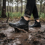 Rain Boots Waterproof PVC High Shaft Anti-Slip Sole