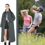 Rain Jacket Longline Water-Repellent Breathable Layer
