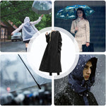 Rain Jacket Longline Water-Repellent Breathable Layer