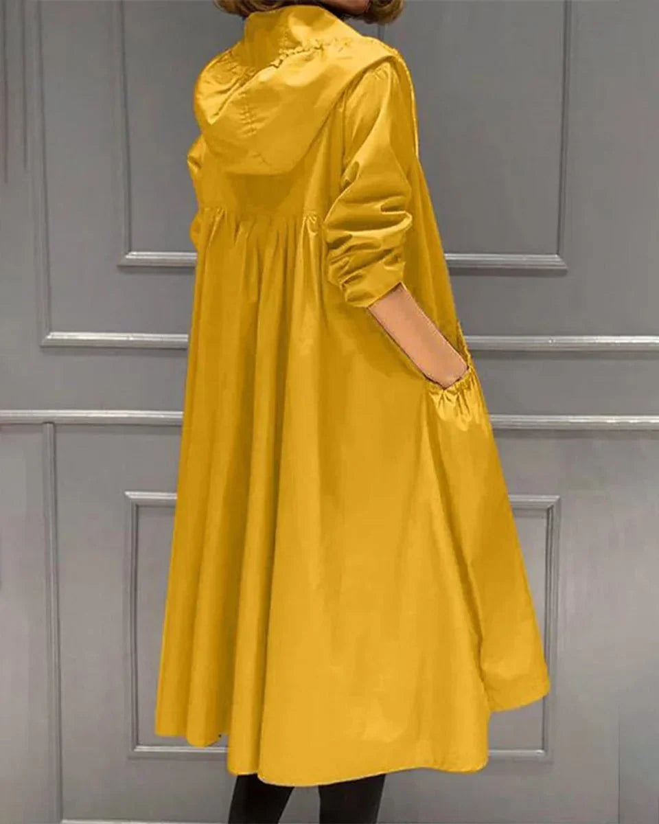 Raincoat Hooded Water-Resistant Wind-Blocking