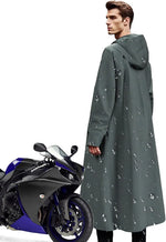 Raincoat Long Water-Repellent Wind-Resistant Packable Design