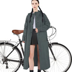 Raincoat Long Water-Repellent Wind-Resistant Packable Design