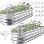 Raised Garden Bed Elevated With Protective Mesh Cover