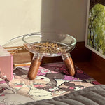 Raised Pet Feeder Elevated Stand Removable Bowl