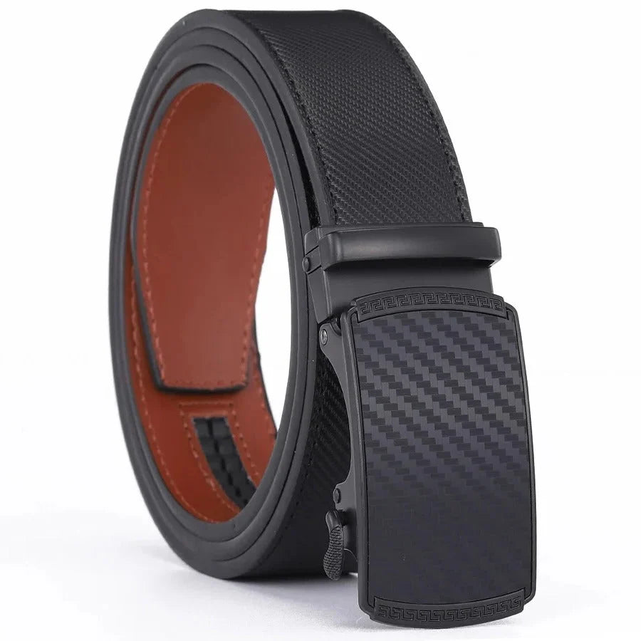 Ratchet Belt Automatic Slide Buckle Quarter-Inch Adjustment