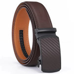 Ratchet Belt Automatic Slide Buckle Quarter-Inch Adjustment