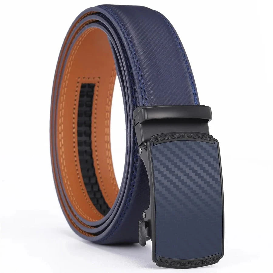 Ratchet Belt Automatic Slide Buckle Quarter-Inch Adjustment