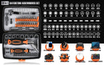 Ratcheting Screwdriver Set 68-Piece Compact Case