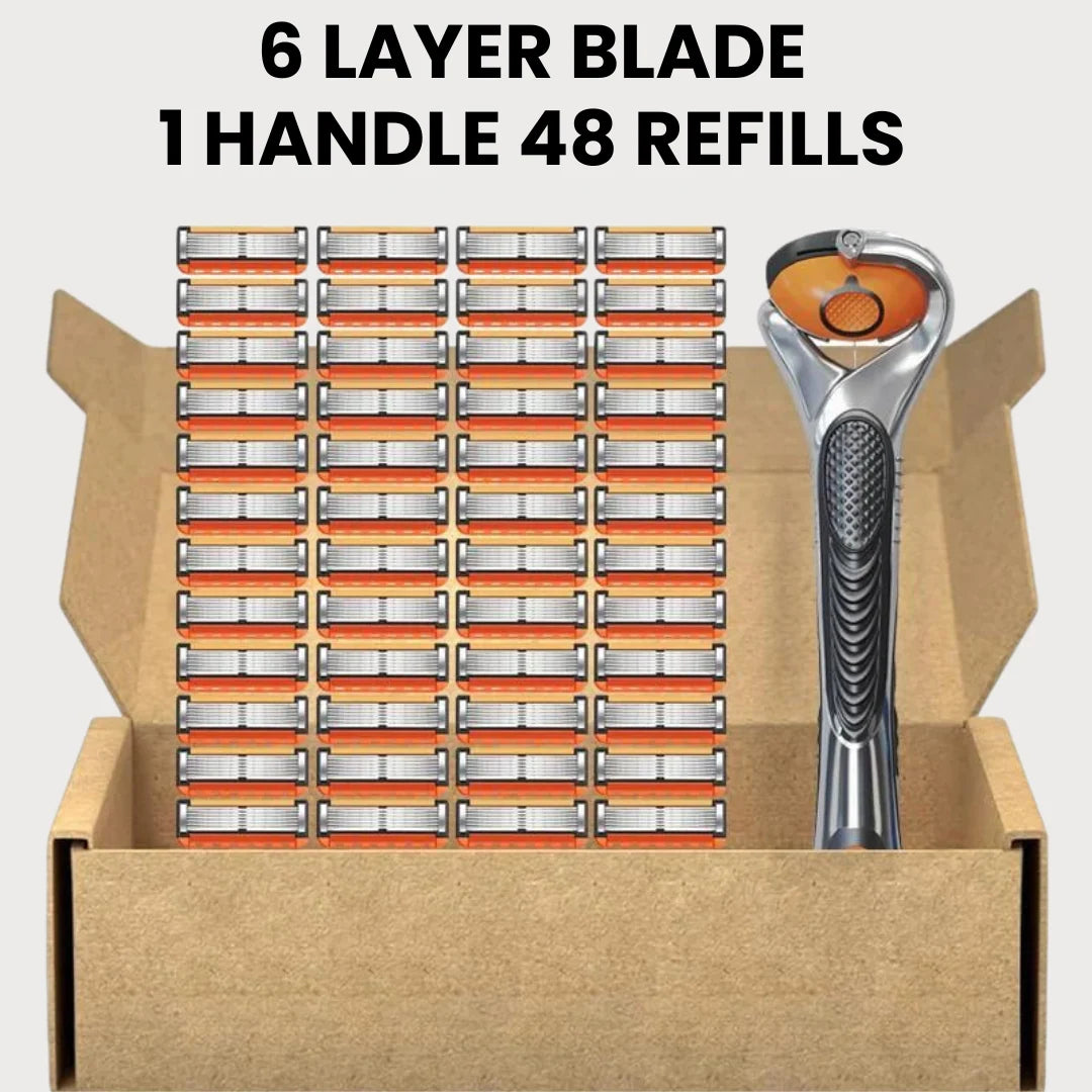 Razor Blade Set Multi-Layer Smooth Glide blades