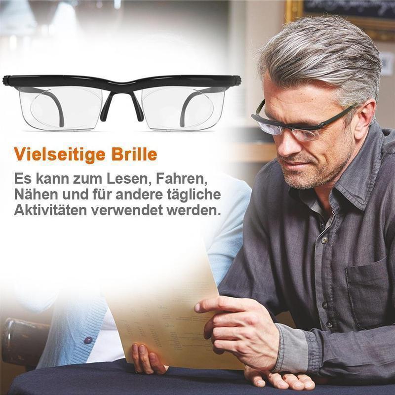 Reading Glasses Adjustable Focus Twist Lenses Lightweight Frame