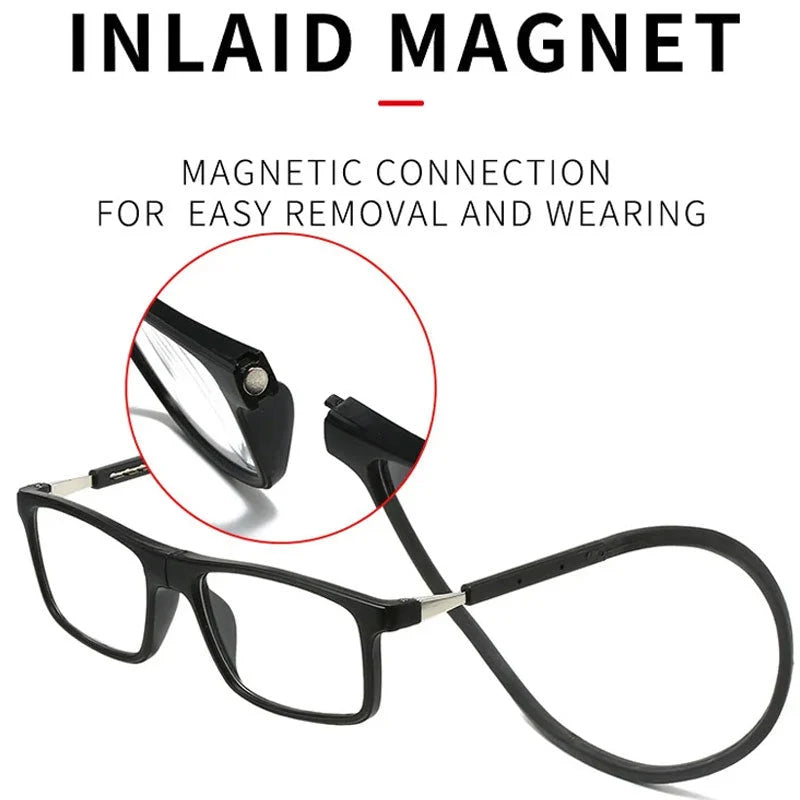 Reading Glasses Blue Light Filtering Magnetic Neck-Hanging Design