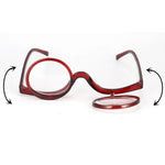 Reading Glasses Flip-Down Magnifying Design for Makeup Application
