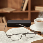 Reading Glasses Foldable Frame 90-Degree Spring Hinge