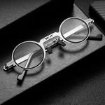 Reading Glasses Foldable Ultralight Titanium Frame Blue Light Protection