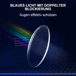 Reading Glasses Foldable Ultralight Titanium Frame Blue Light Protection