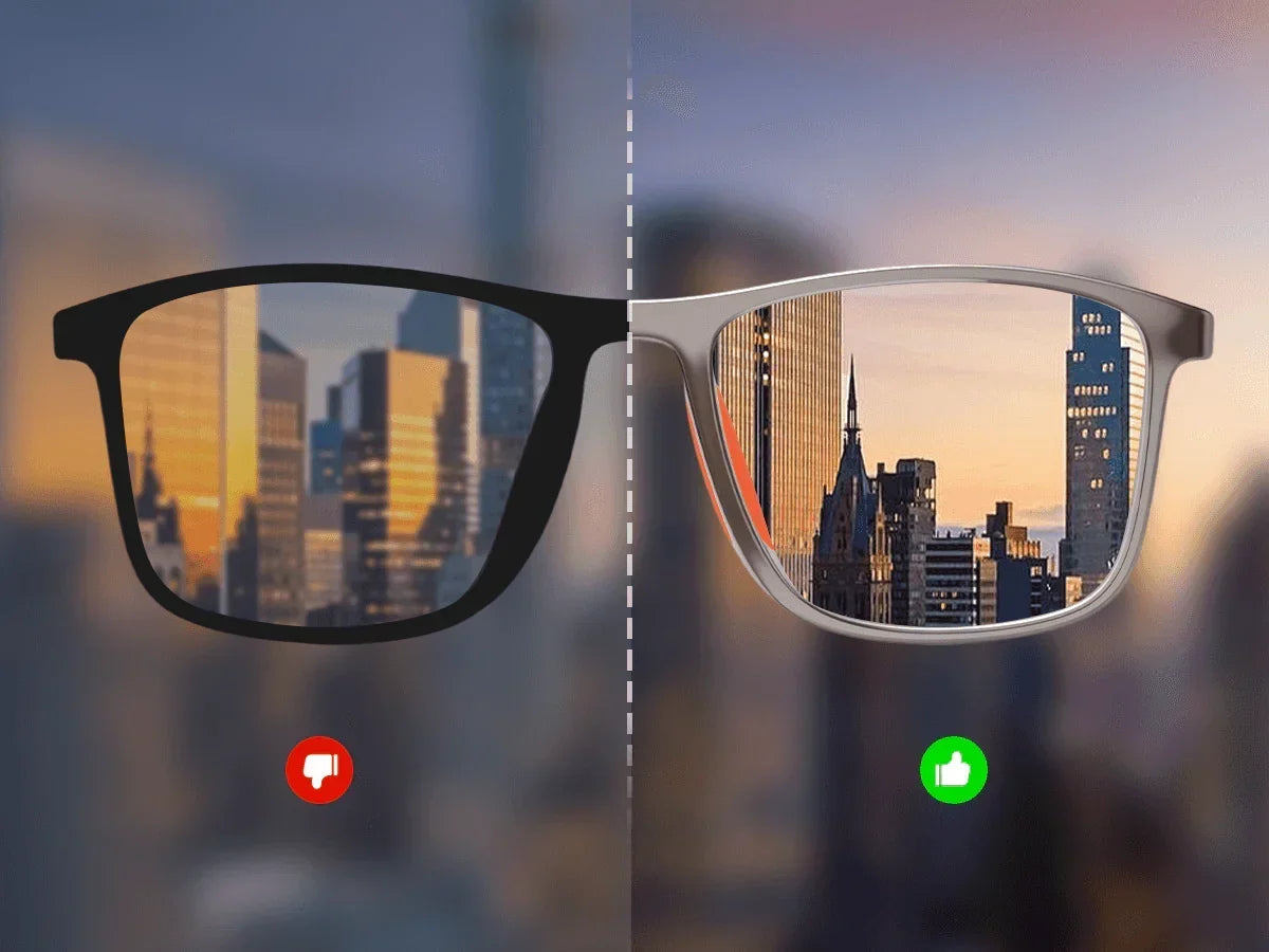 Reading Glasses Line-Free Progressive Blue-Light Blocking Lightweight Frames