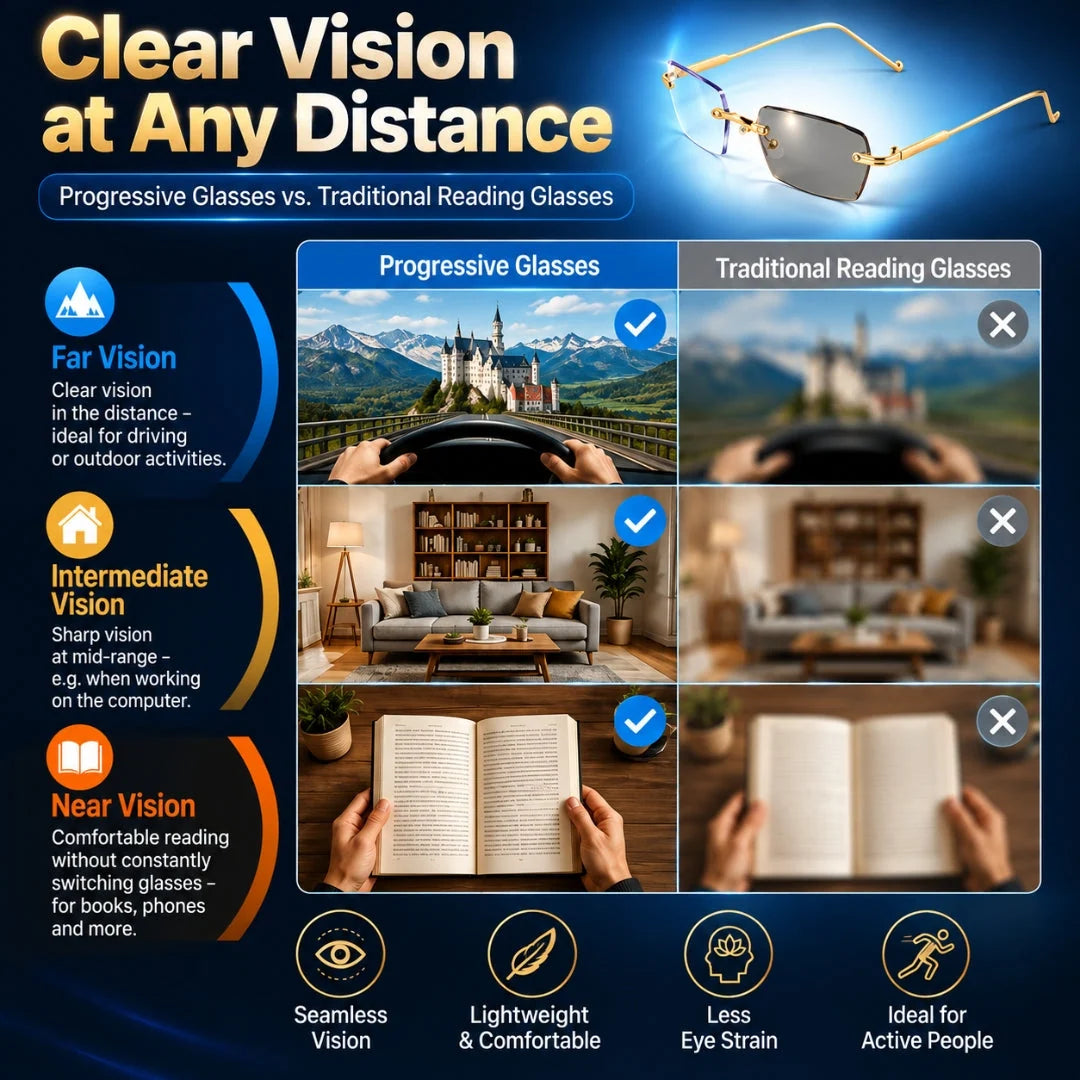 Reading Glasses Multiple Strengths Three Frame Finishes