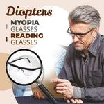 Reading Glasses Rectangular Unisex