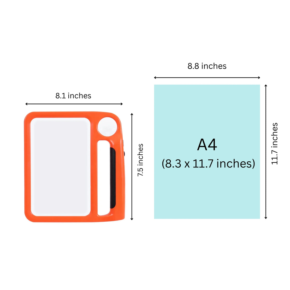 Reading Magnifier Dual Magnification Adjustable LED Lighting