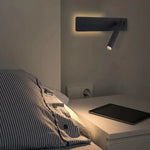 Reading Wall Lamp Swivel Adjustable Brightness & Dual Color