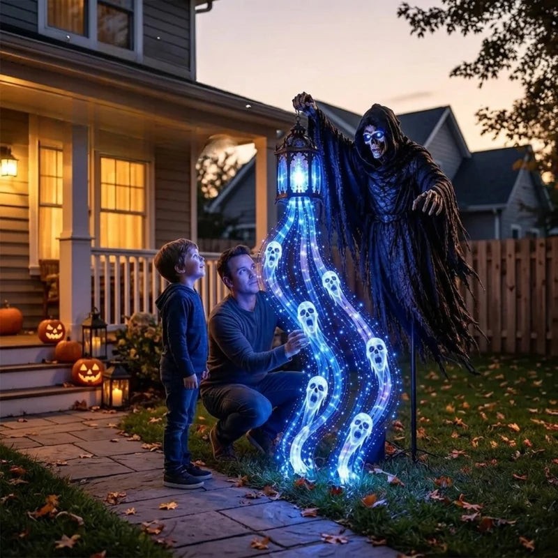 Reaper Halloween Decoration LED Lantern Battery-Powered