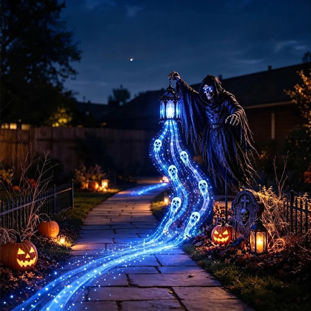 Reaper Halloween Decoration LED Lantern Battery-Powered