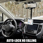 Rearview Mirror Phone Holder 360° Rotating Adjustable Mount